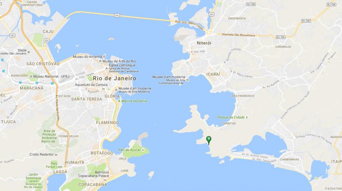 Mapa hondartza Forte Imbuí