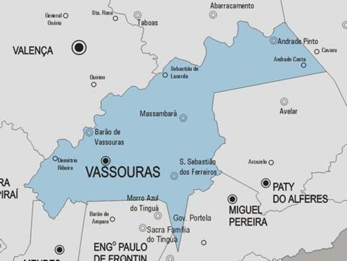 Mapa Varre-Sai udalerriko