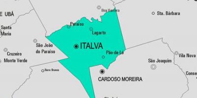 Mapa Italva udalerriko