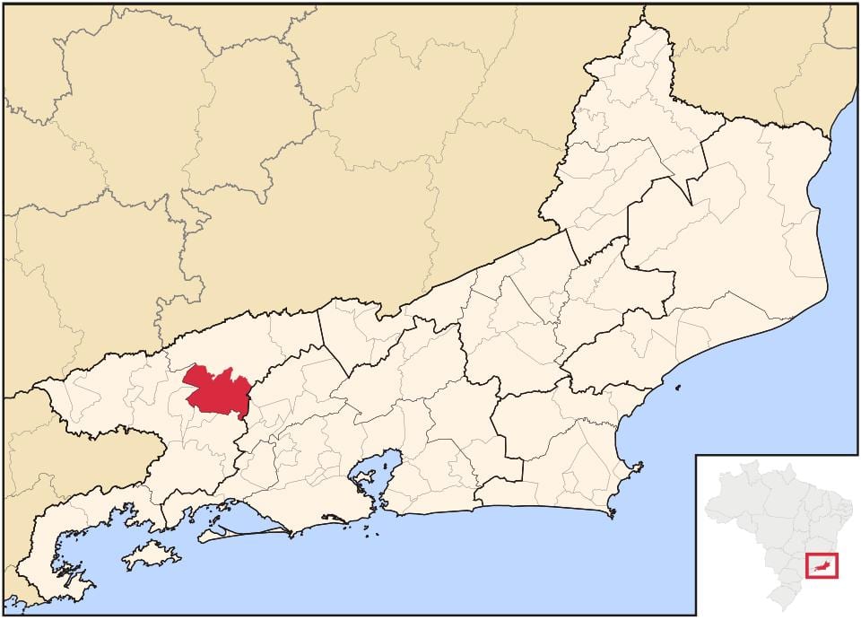 Mapa Barra egin Piraí