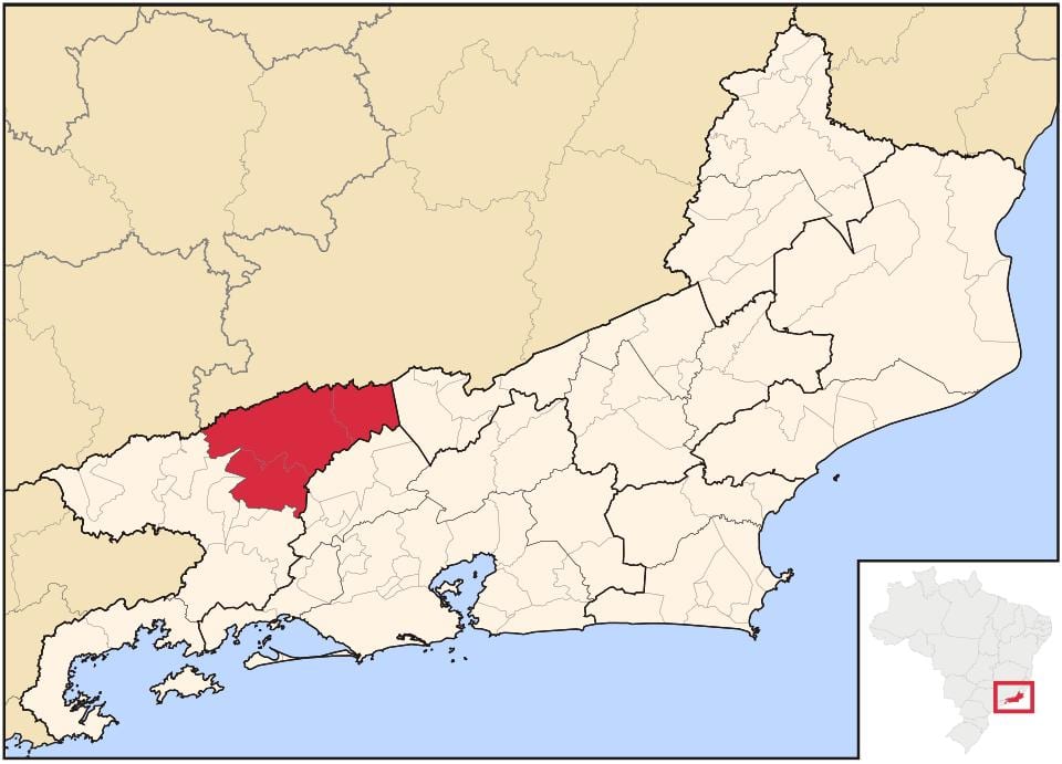 Mapa Barra egin Piraí