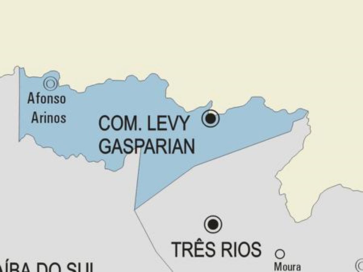 Mapa Casimiro de Abreu udalerriko