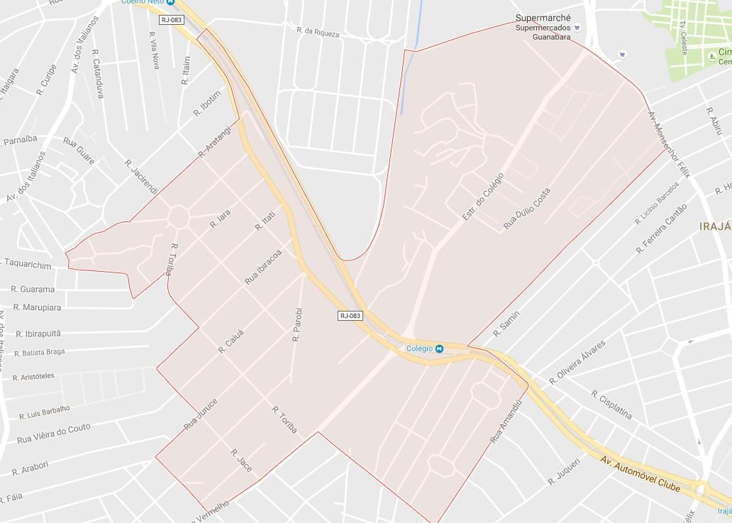 Mapa Colégio