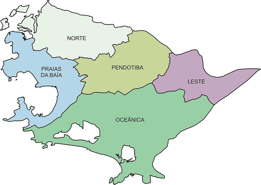 Mapa Eskualde Niterói