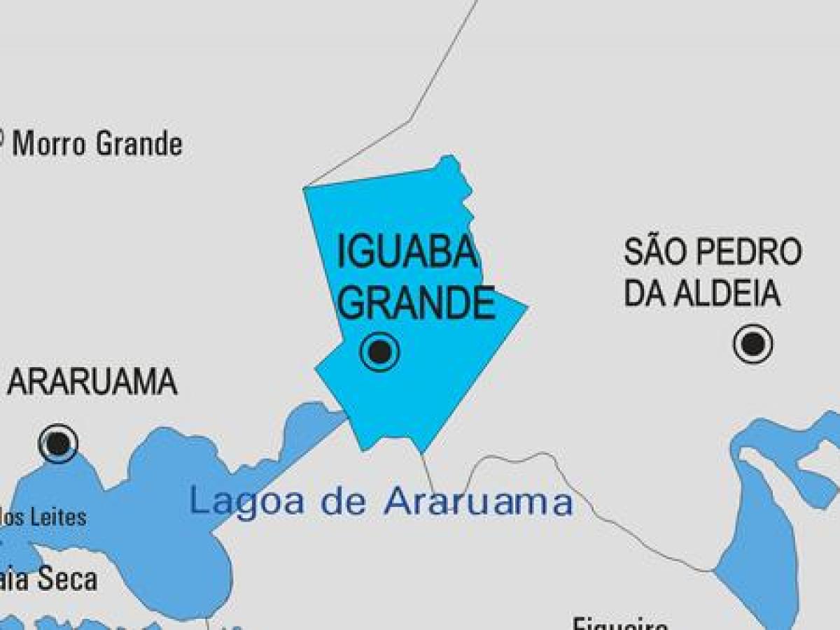 Mapa Iguaba Grande udalerrian