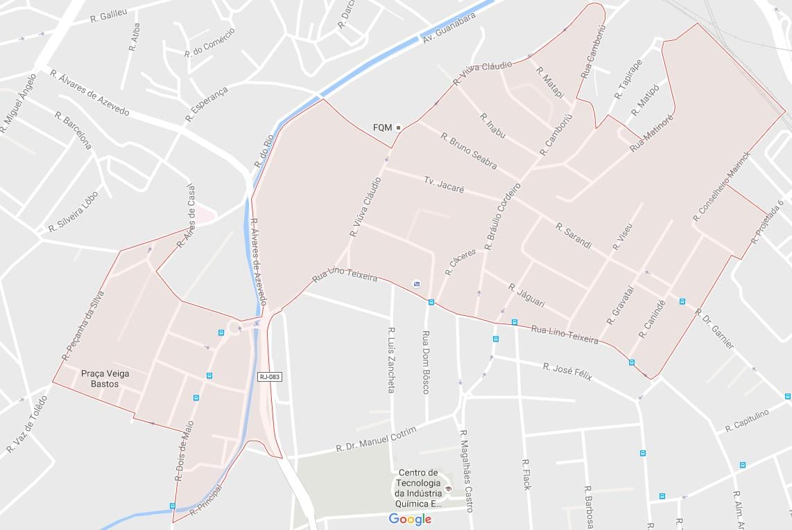 Mapa Jacaré