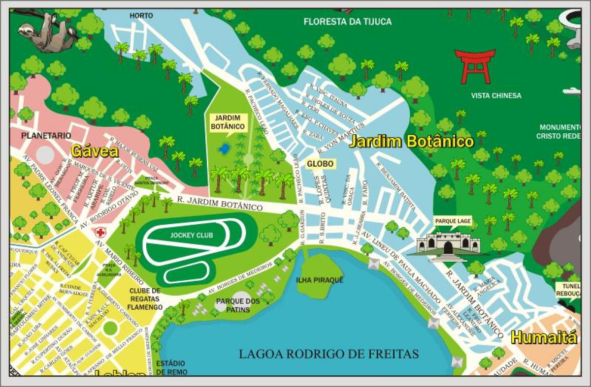 Mapa Jartzailea Club Brasileiro