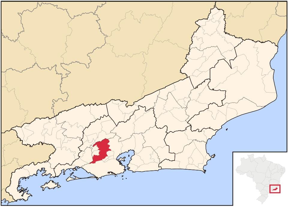 Mapa Nova Iguaçu