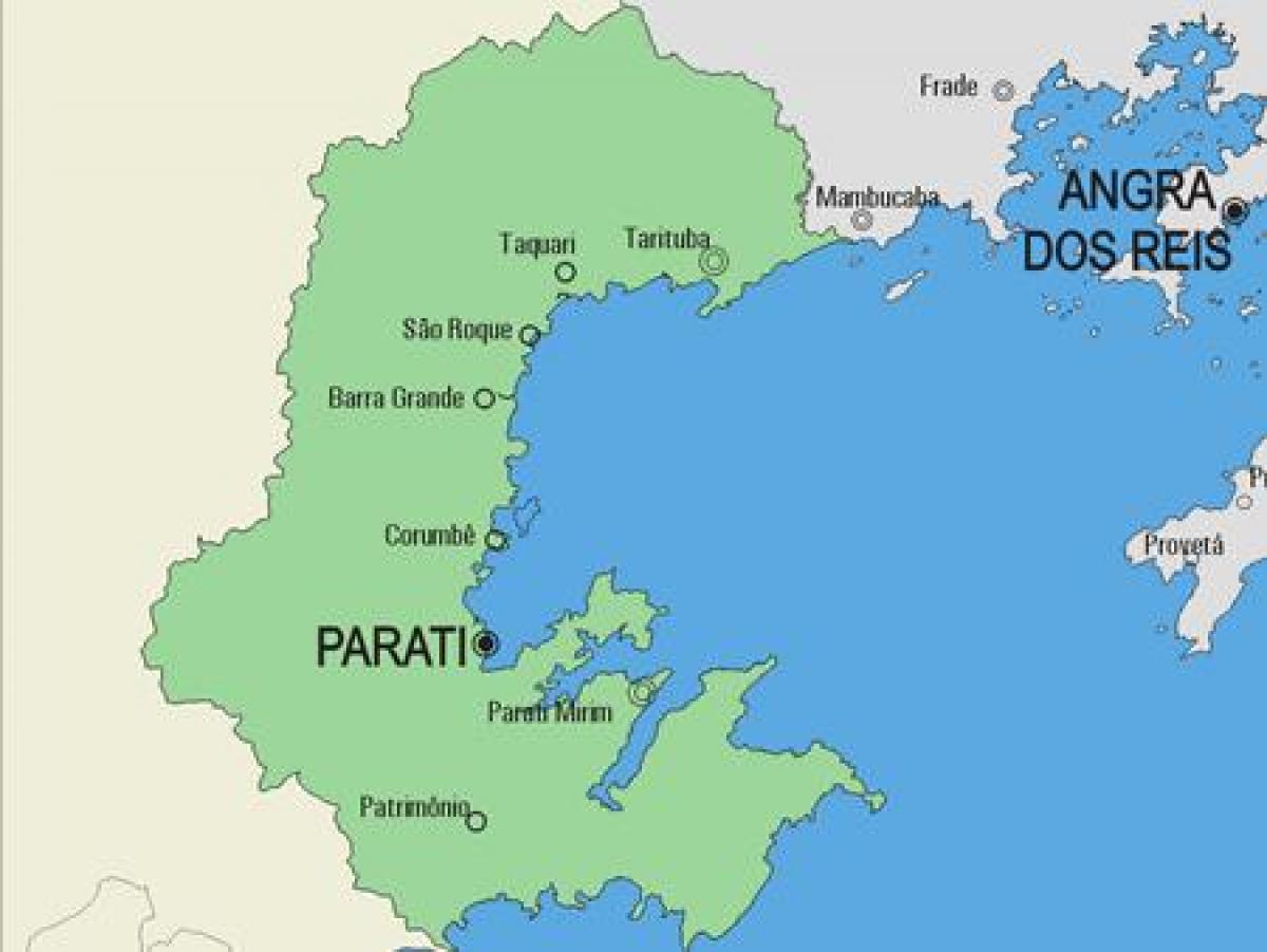 Mapa Parati udalerriko