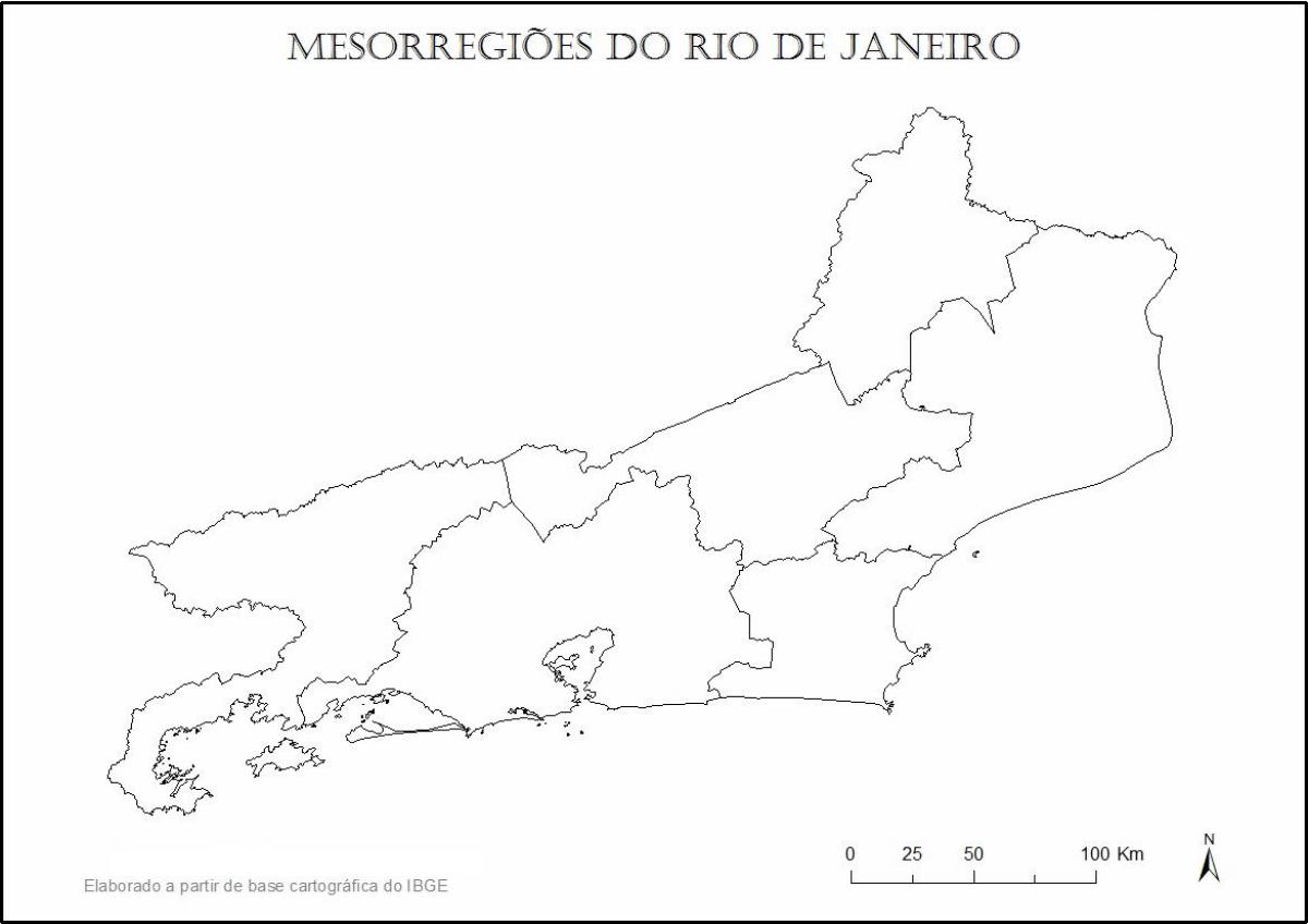 Mapa Rio de Janeiro birjina
