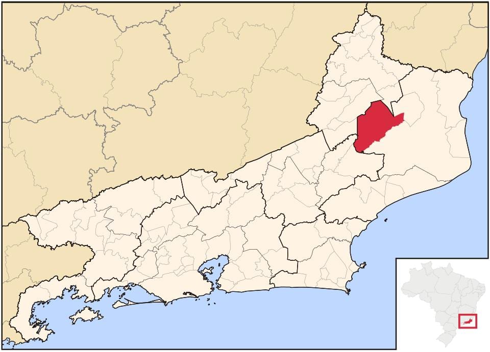 Mapa São Fidélis