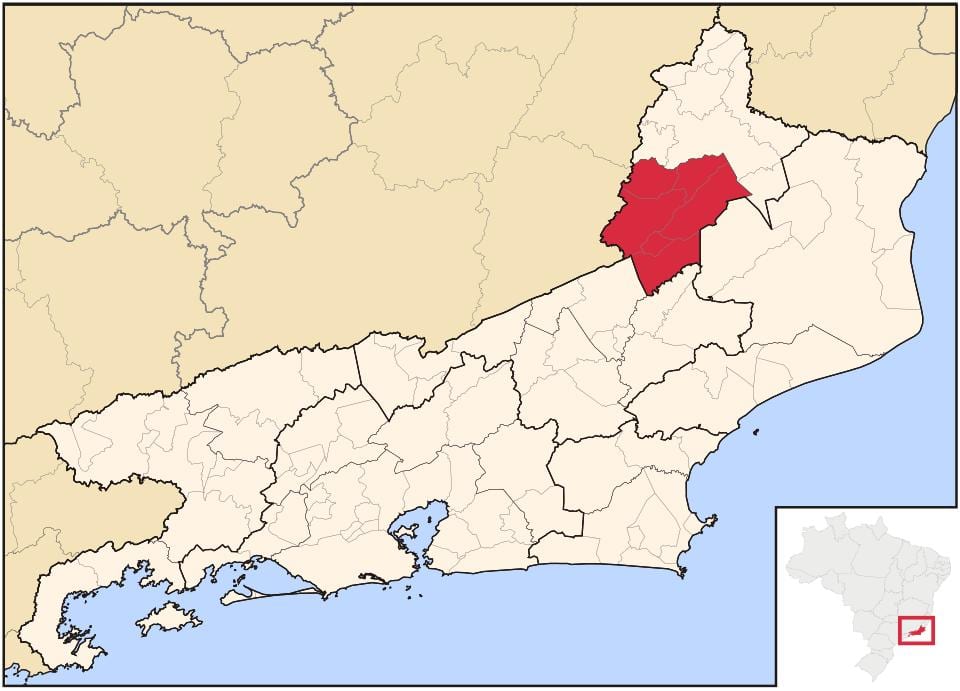 Mapa Santo Antônio de Pádua