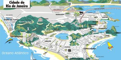 Mapa 3d Rio de Janeiro