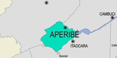 Mapa Aperibé udalerriko