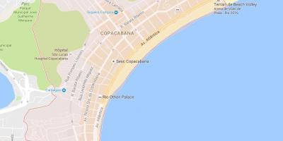 Mapa Copacabana