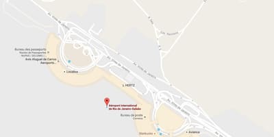 Mapa Galeão aireportua