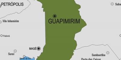 Mapa Guapimirim udalerriko
