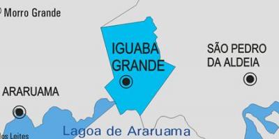 Mapa Iguaba Grande udalerrian