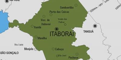 Mapa Itaboraí udalerriko