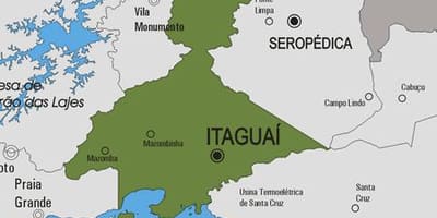 Mapa Itaguaí udalerriko