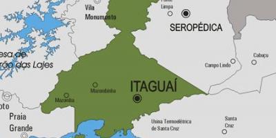 Mapa Itaguaí udalerriko