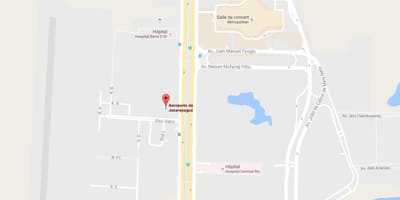 Mapa Jacarepaguá-Roberto Marinho aireportua