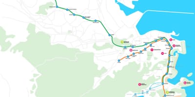 Mapa métro Rio de Janeiro