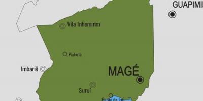 Mapa Magé udalerriko