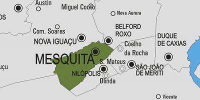 Mapa Mesquita udalerriko