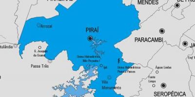 Mapa Piraí udalerriko