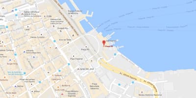 Mapa Praça Quinze