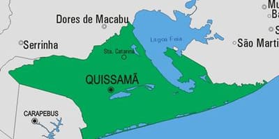 Mapa Quissamã udalerriko