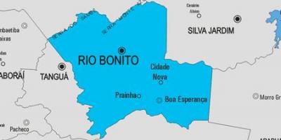 Mapa Rio das Flores udalerriko