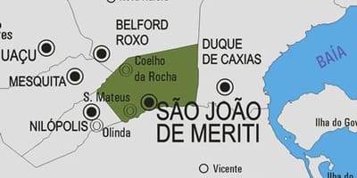 Mapa São João de Meriti udalerriko