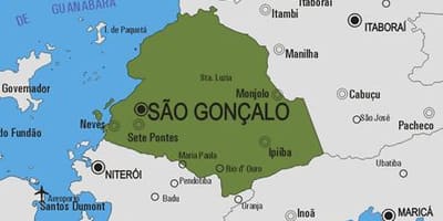 Mapa São Txioa udalerriko