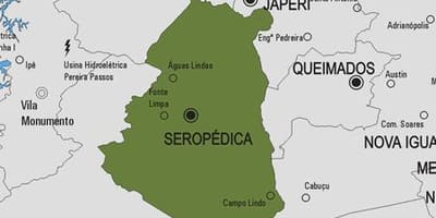 Mapa Seropédica udalerriko