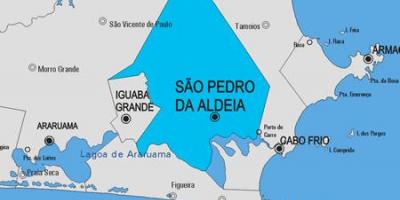 Mapa São Pedro da Aldeia udalerriko