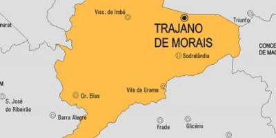 Mapa Trajano de Morais udalerriko